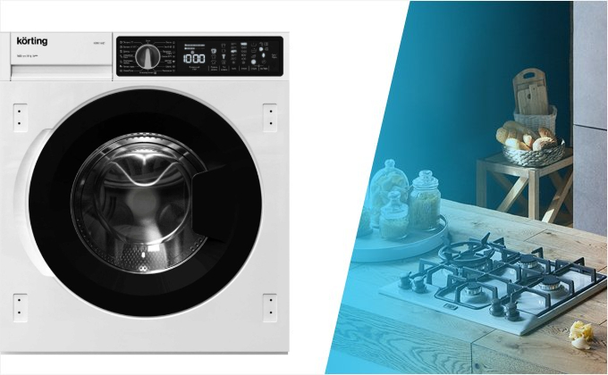 Серии стиральных машин Korting