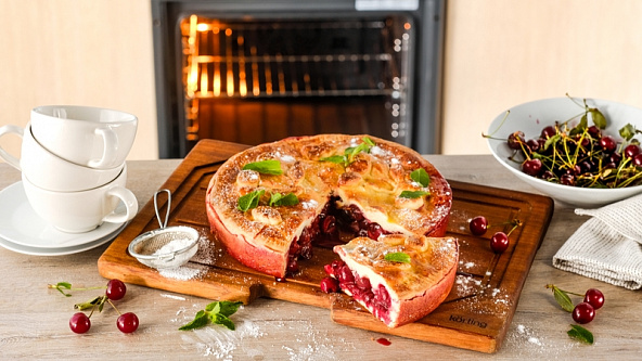 Стеклянный противень