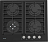 Варочная панель Korting HGG 6825 CTN