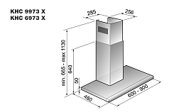 Вытяжка Korting KHC 9973 X
