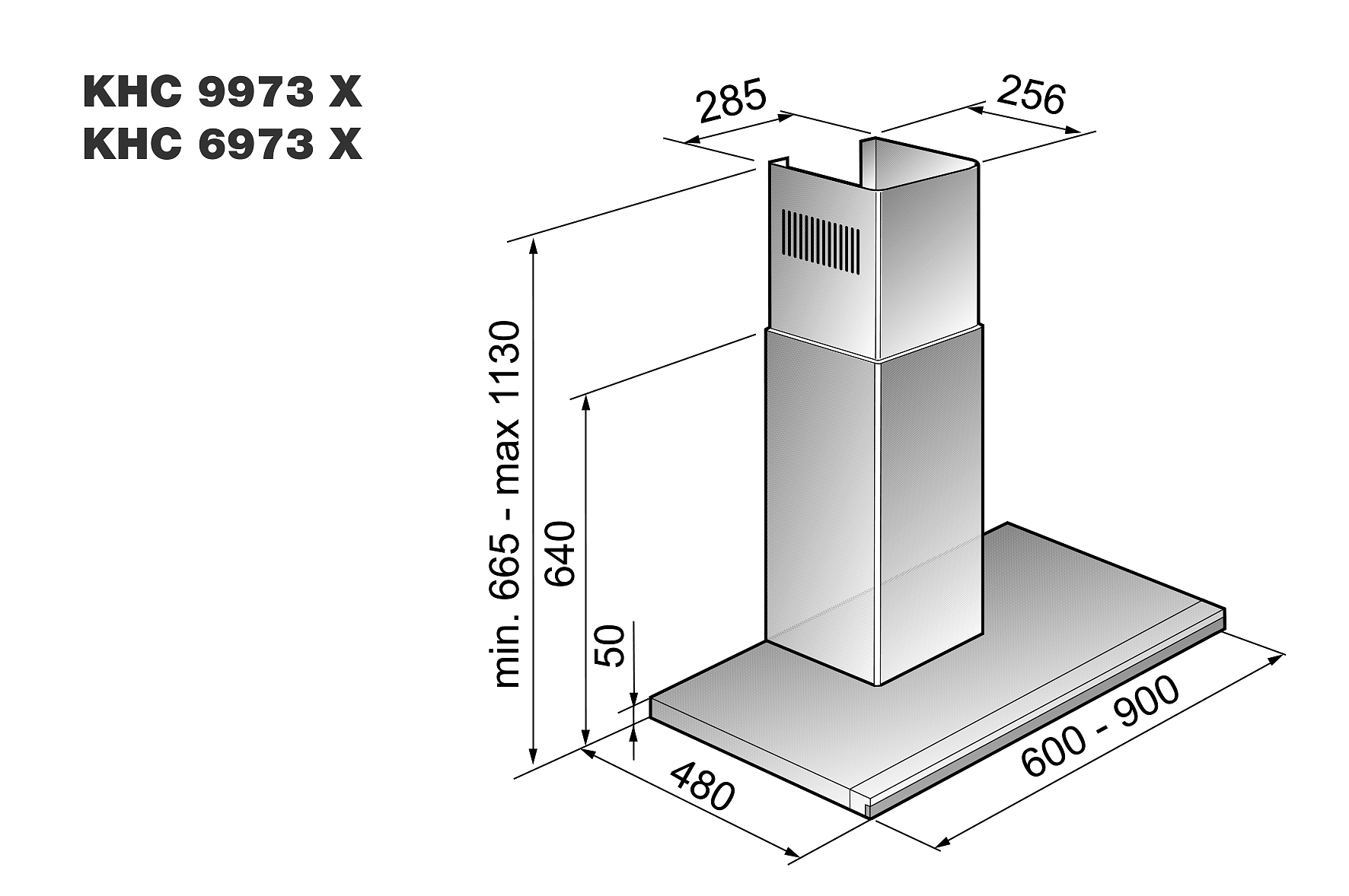 Вытяжка Korting KHC 9973 X preview 2