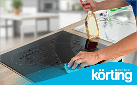 Как отмыть варочную панель Korting