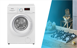 Микроволновая печь в подарок при покупке комплекта техники Korting