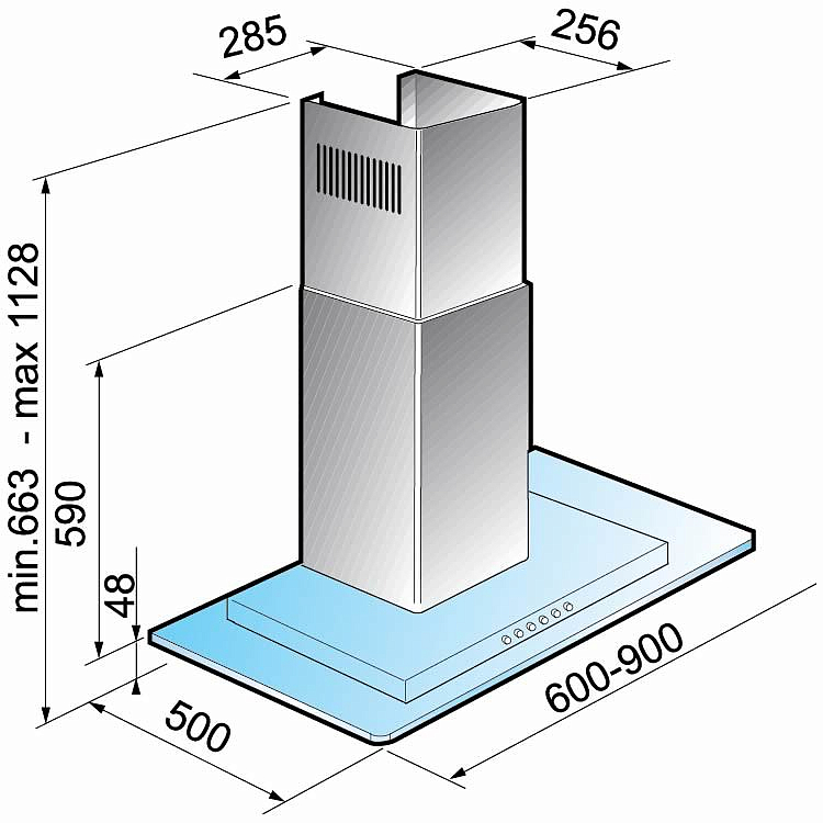 Вытяжка Korting KHC 9956 X preview 2