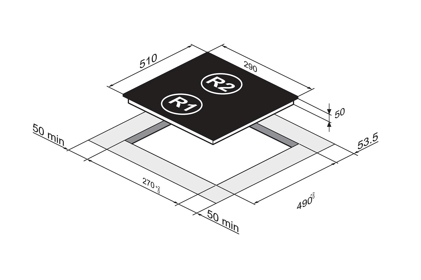 Варочная панель Korting HK 3203 B preview 2
