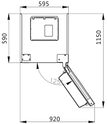 Холодильник Korting KNFC 62029 GN