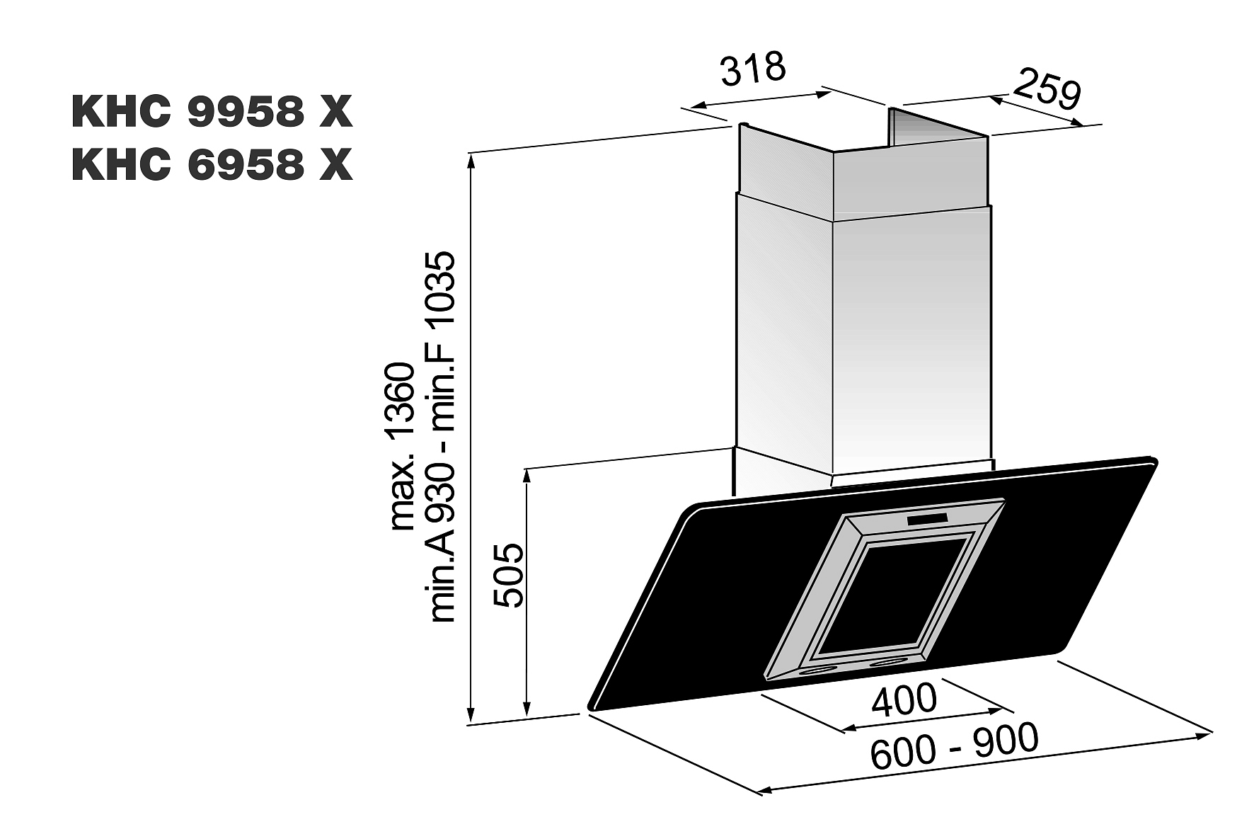 Вытяжка Korting KHC 9958 X preview 5