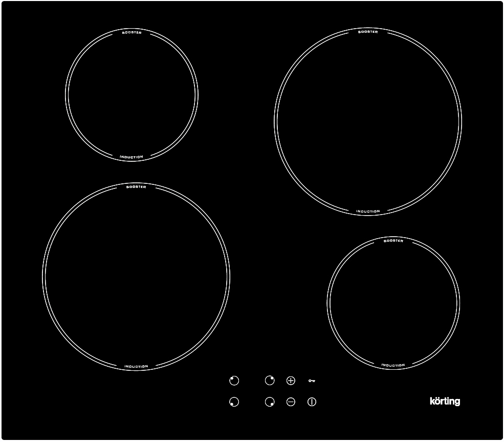 Варочная панель Korting HI 64042 B preview 1