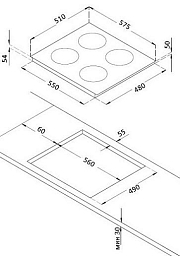 Варочная панель Korting HI 64021 B