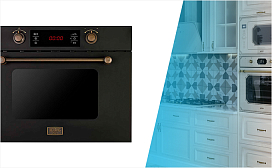 Новые микроволновые печи с функцией гриля в ретро стиле - обзор