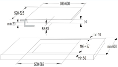 Варочная панель Korting HI 64042 B