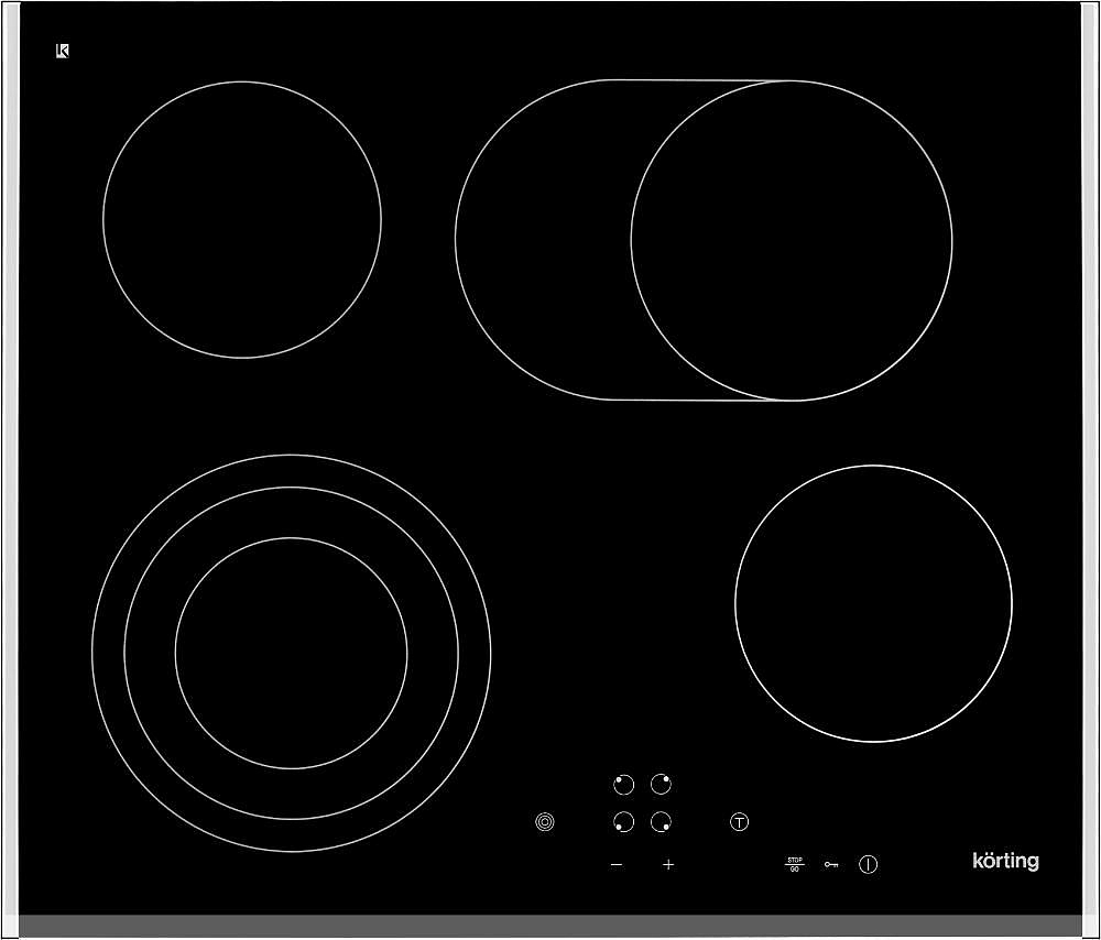 Варочная панель Korting HK 6305 BX preview 1