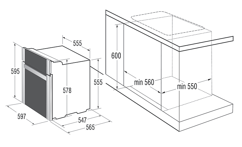 Духовой шкаф Korting OKB 552 MX preview 4