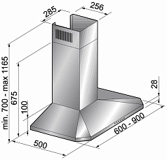 Вытяжка Korting KHC 9951 X