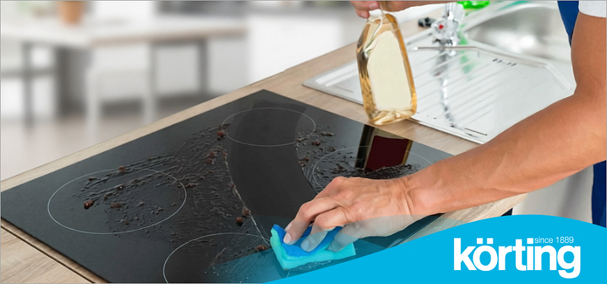 Как отмыть варочную панель Korting