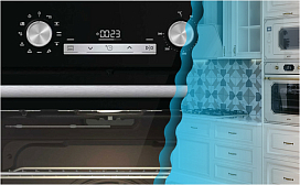 Как настроить часы в духовке Korting