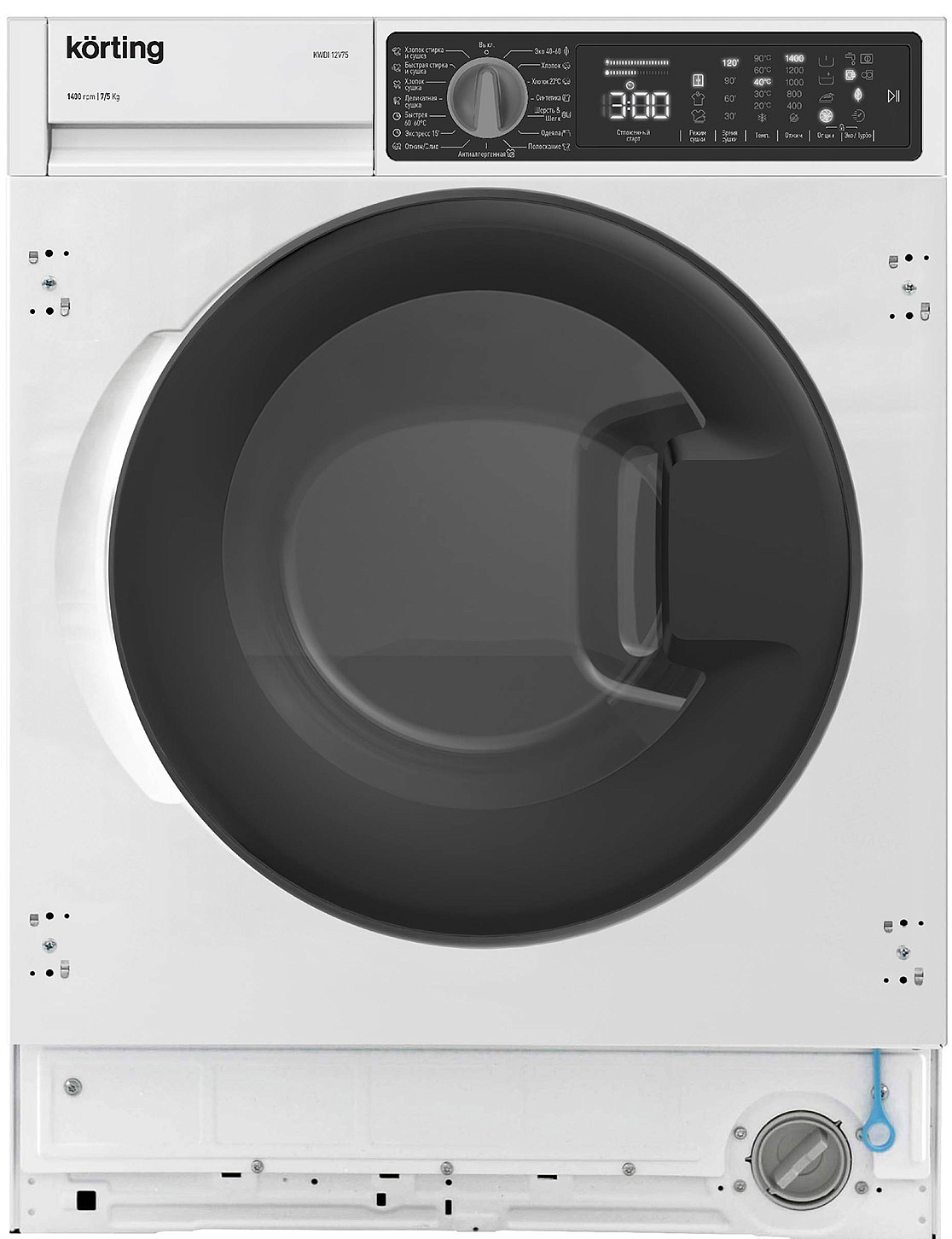 Встраиваемая стиральная машина с сушкой Korting KWDI 12V75 preview 1