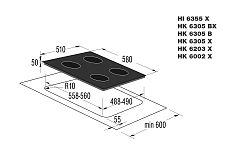 Варочная панель Korting HK 6203 X