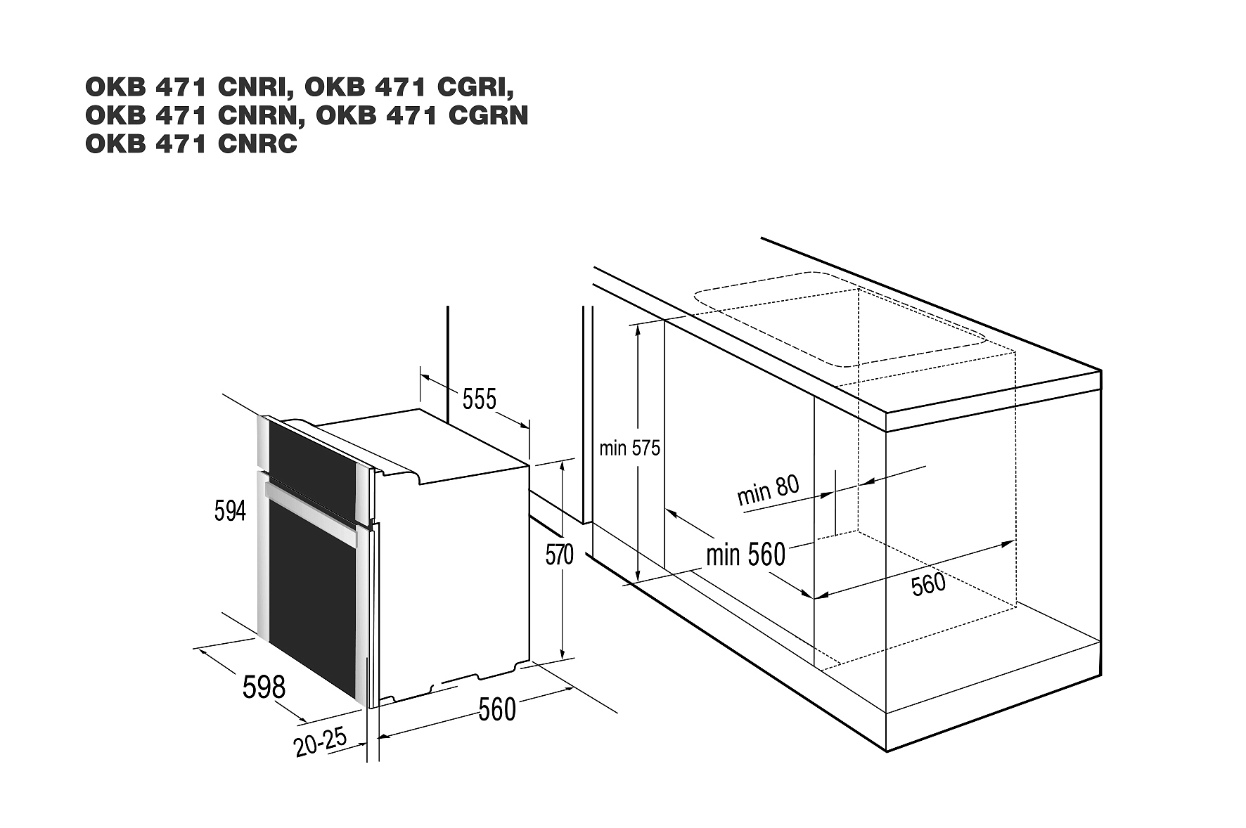 Духовой шкаф Korting OKB 471 CNRI preview 2