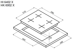 Варочная панель Korting HK 6002 X