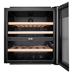 Встраиваемый винный шкаф Korting KFW 604 DB GN