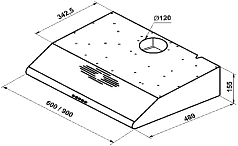 Вытяжка Korting KHT 6334 N