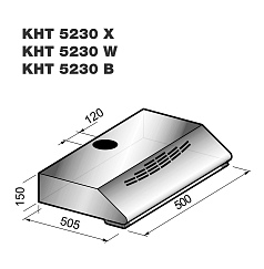 Вытяжка Korting KHT 5230 B