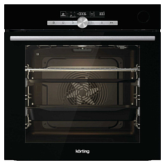 Комплект Korting (HIB 68700 B Quadro, OKB 9982 EN ST, KHC 61950 GXN, KMI 825 TGN, KFW 501 SL GN)
