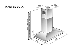 Вытяжка Korting KHC 6730 X