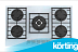 Обзор на варочную панель Korting HGG 9835 CTW