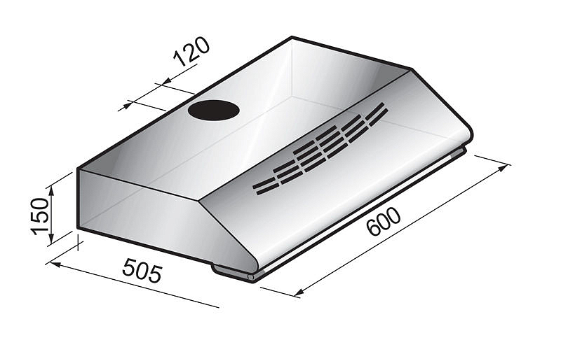 Вытяжка Korting KHT 6330 W preview 2