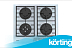 Обзор на варочную панель Korting HGG 6825 CTW