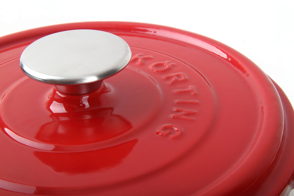 Чугунная кастрюля с крышкой Korting K 1224 R preview 4