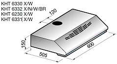 Вытяжка Korting KHT 6331 X