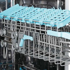 Регулировка высоты верхней корзины