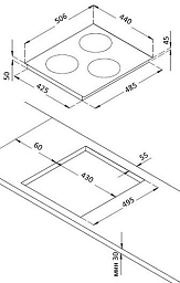 Варочная панель Korting HI 42031 B