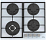 Варочная панель Korting HGG 6734 CTW